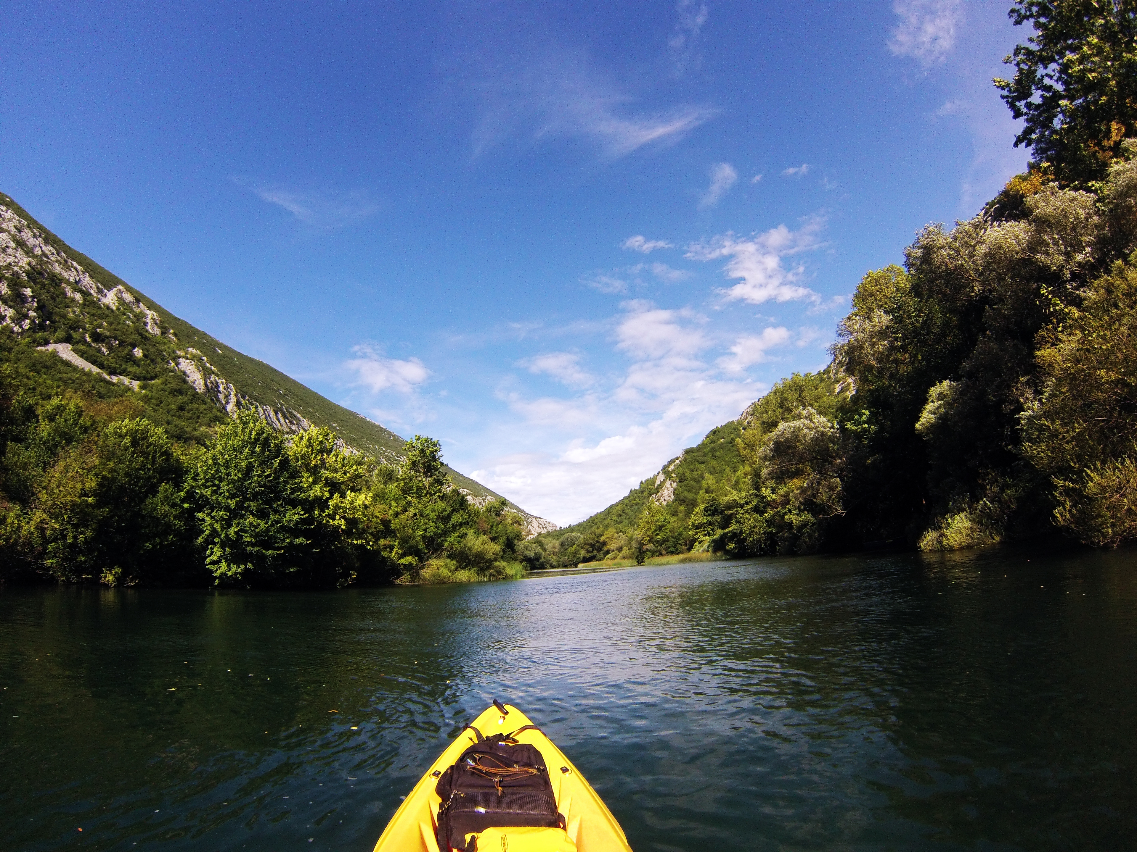 Cetina rafting route overview
